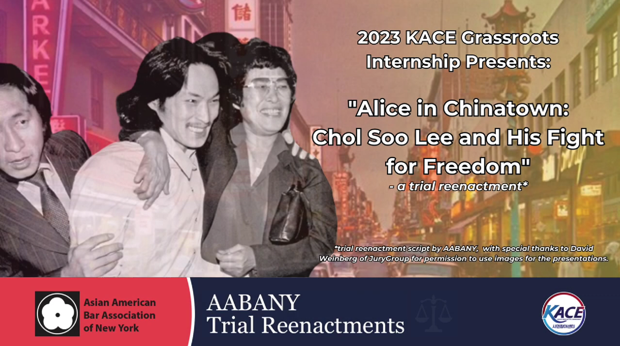 Korean Community Media Broadcasting TV: [시민법정]이철수에게 자유를 Alice in Chinatown Chol Soo Lee and His Fight for Freedom